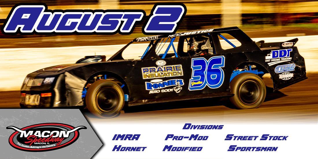 August 2: Macon Speedway Weekly Racing Return