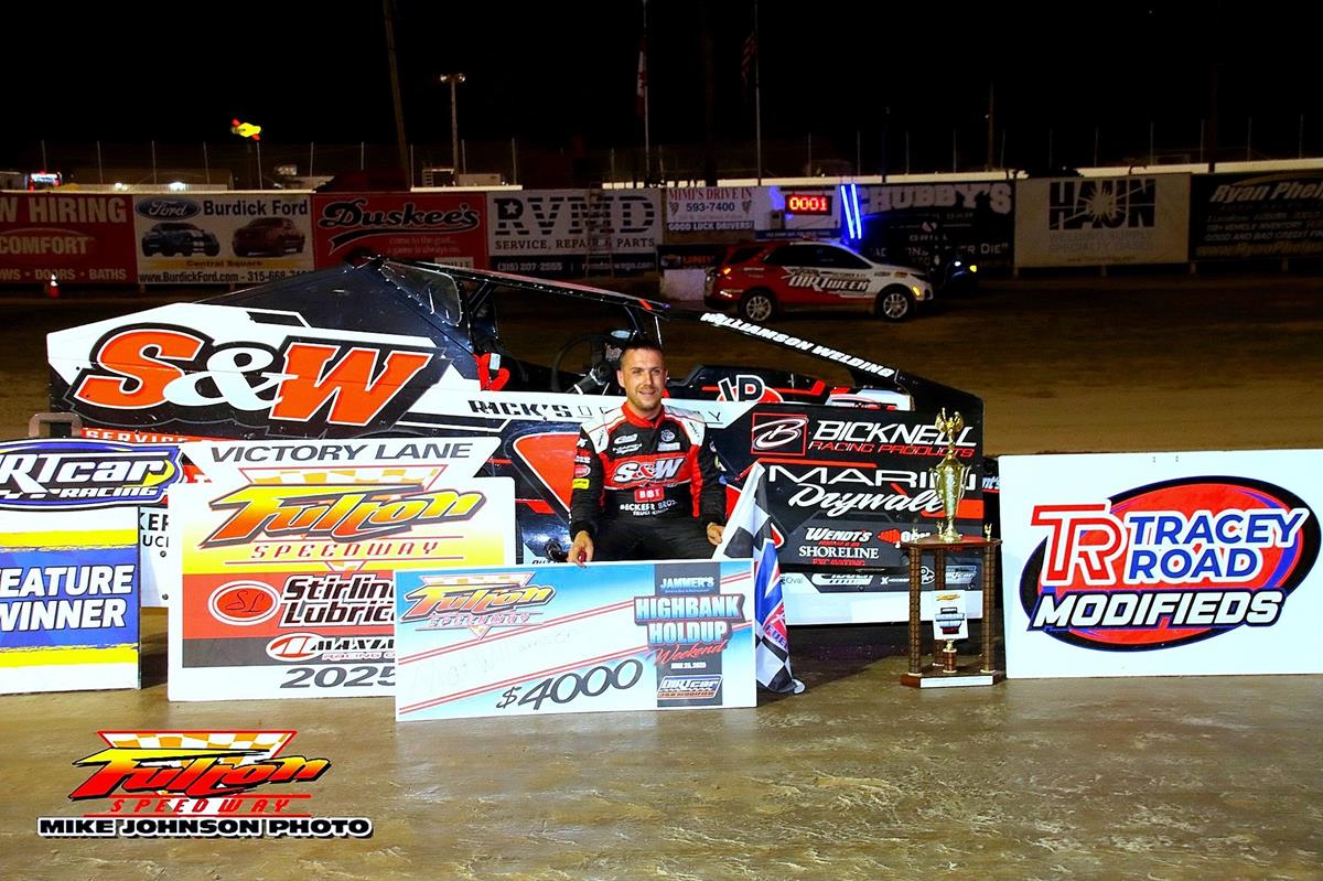 MAT STRIKES AGAIN: Mat Williamson Outduels Billy Dunn For Highbank Holdup Win at Fulton