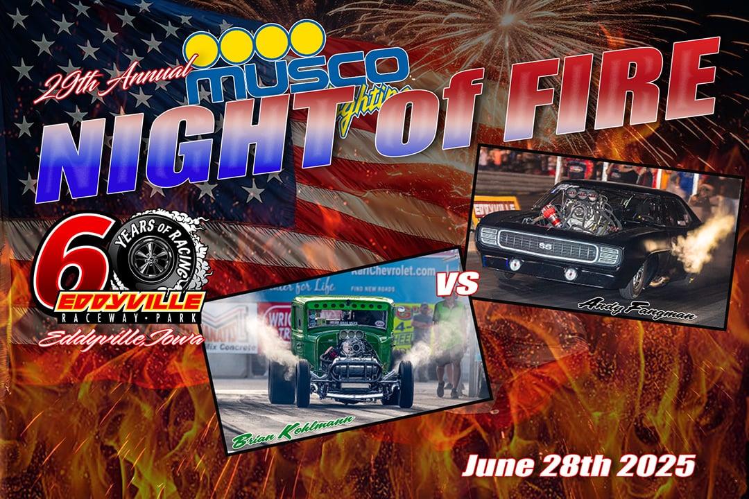 Nitro Blown Door Cars To Faceoff at Musco Lighting Night of Fire!