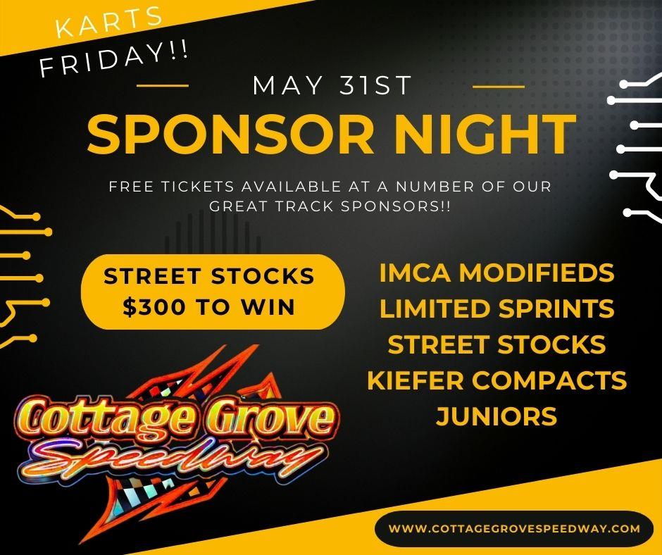 COTTAGE GROVE SPEEDWAY NOT SLOWING DOWN!  2 MORE NIGHTS OF RACING THIS WEEKEND!!