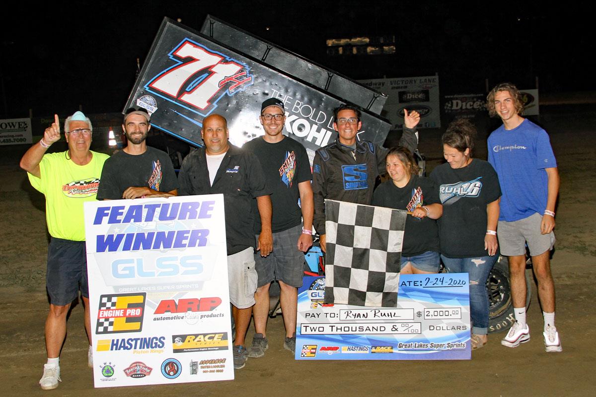 RUHL WINS 2nd FEATURE