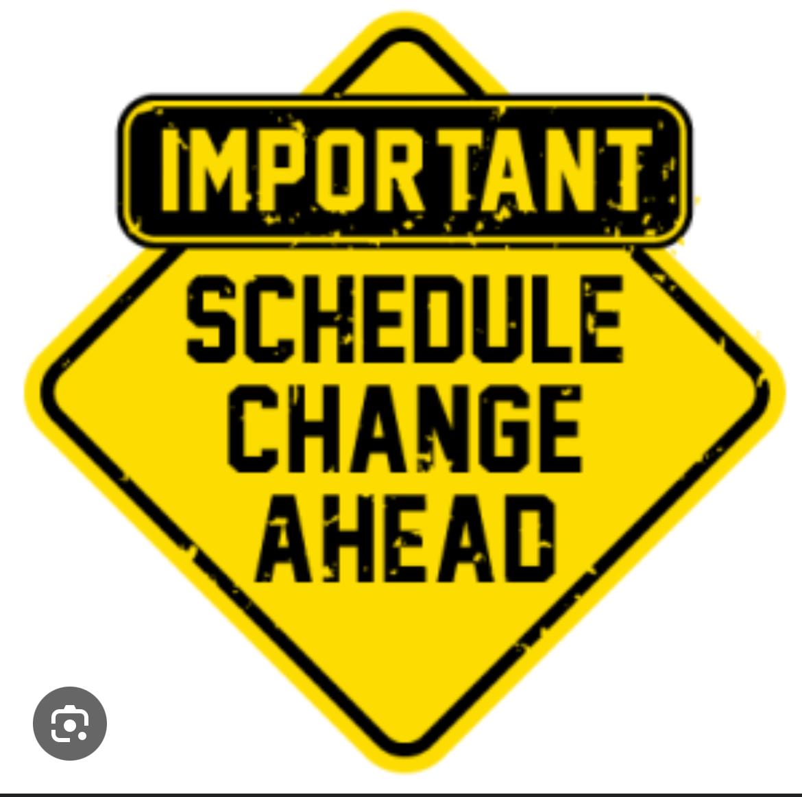 Debby Forces Changes in Weekend Schedule