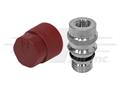 R134 Hi Side Ford, GM, Chrysler Charge Port - 16mm to M12 x 1.5 Pitch