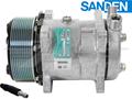 OE Sanden Compressor SD5H14 - 125mm, 10 Groove Clutch, 12V