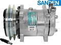 OE Sanden Compressor SD5H14 - 152mm, 1 Groove Clutch 12V