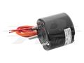 Blower Motor with 1/4 Shaft, 2 Speed, 2 Wire, 12 Volt - CCW