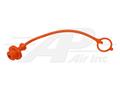 Orange Dust Plug 3/8