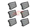 6 LED Flood Beam Lights - 60W