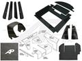 John Deere Qwik Fit Complete Interior Cab Kit - Black, Early Series
