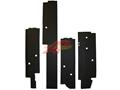 John Deere 4WD 40 Series Cab Post Kit - Black
