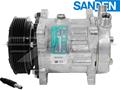 OE Sanden Compressor SD7H15 - 119mm, 6 Groove Clutch 12V