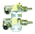 GM, Sanden Pad Mount Double Backseat Valve #8 and #10 Male Flare - Must use 451-422K Replacement Kit