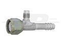 Straight #6 Female Flare with R12 Port