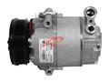 OE TCCI Compressor QPV125  - 102mm, 5 Groove Clutch, 12V