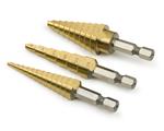 Titan Tools 3 pc Step Drill Bit Set