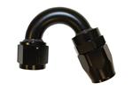SRP 150° Elbow Reusable Aluminum Fittings, Black