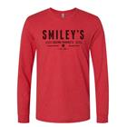 Smileys Long Sleeve Tee, Red