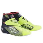 Alpinestars Tech 1-KZ V2 Shoes, Black/Yellow Fluo