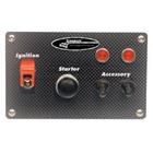 Carbon Fiber Flip Ignition/Start/2 Accessory Panel