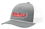 Smileys Rope Trucker Hat, Grey/White