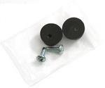Ultra Shield Black Plastic Tearoff Posts, 2/Pack