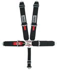 Crow 50 5-Pt Bolt-in Pulldown Harness, All Black