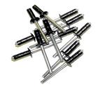 Small Head Black Rivets XXL