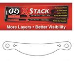 Racing Optics XStack Tearoffs, Clear 13Post Centr