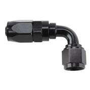 Swivel Hose End Fitting, 90 Degree, Anodized, -6 AN