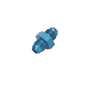 Aluminum Flare Union Adapter Fitting, Blue, -12 AN