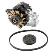 Powermaster 8-722 SB Chevy 75 Amp Mini Alternator Kit w/ Serp Belt