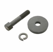 Harmonic Balancer Bolt, 7/16-20 in Thread, 2.250 in Long, Hex Head, Washer Included, Steel, Black Oxide, Small Block Chevy, Each 