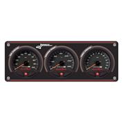 Longacre 44463 AccuTech SMi Aluminum 3 Gauge Panel
