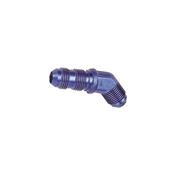 Aluminum Flare Bulkhead Fitting, 45 Degree, -6 AN