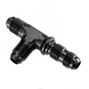 SRP Bulkhead Run Tee Fitting, Black