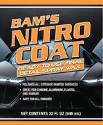 BAM Nitro Coat for High Gloss Shine, 1 Qt Spray