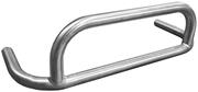 Triple X Sprint Stainless Front Bumper with Vertical Hoop