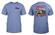Smiley's Tire Shop Tee - Vintage Blue