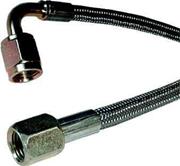 SRP Steel Braided Brake Line, -03 Straight to -03 90°
