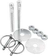Aluminum Hood Pin Kit Mill Finish