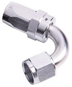 SRP 120° Elbow Reusable Aluminum Fittings, Chrome Look