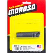 Pipe Nipple, 1/2 in NPT Thread, Weld-On, Moroso St