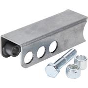 Extra long steel shock mnt adj