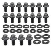 ARP SB Chevy Oil Pan Hex Head Bolt Kit - Black Oxide 265-400 cid