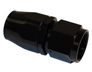 SRP Straight Reusable Aluminum Fittings, Black