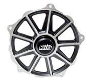 King Direct Mount Left Front Hub, Black