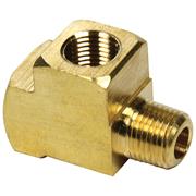 Allstar 1/8" NPT Tee Gauge Fittings, 2/Pack