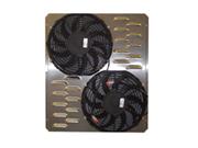 Dual 11" Spal Mid Performance Fans