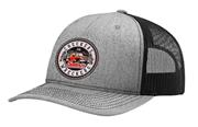 Smiley's Checkers or Wreckers Hat, Heather Grey/Black