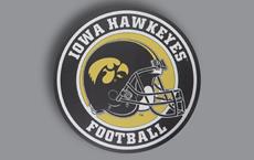 Hawkeyes Football 15" 2D